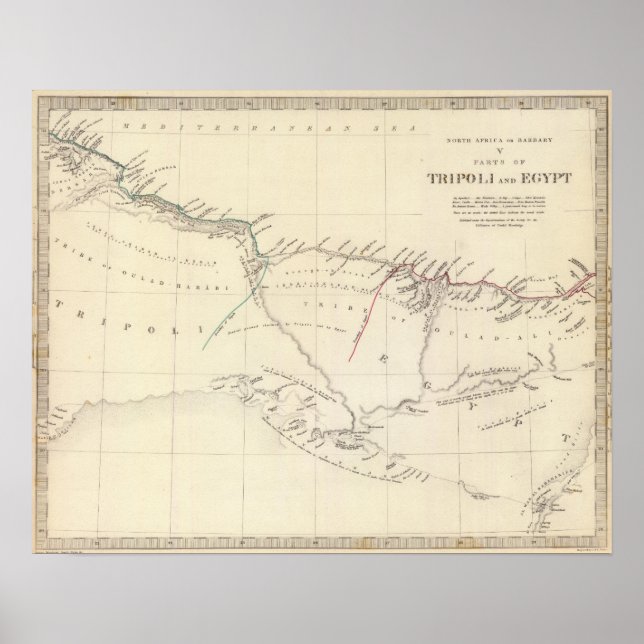 Póster Trípoli, Egipto (Frente)