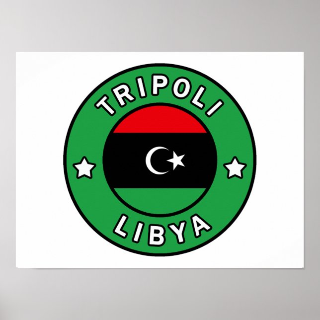 Póster Trípoli Libia (Frente)
