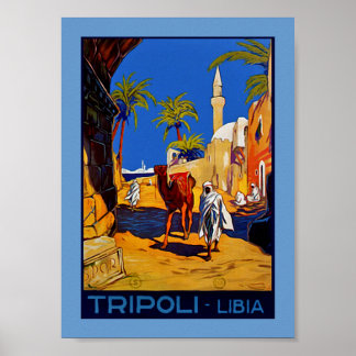 Póster Trípoli - Libia