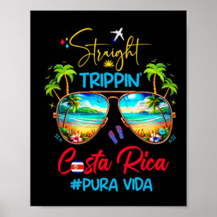 Póster Trippin recto Vacaciones de verano en Costa Rica P