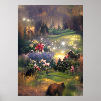 Póster Tripping Balls Art - Fairy Lands Poster