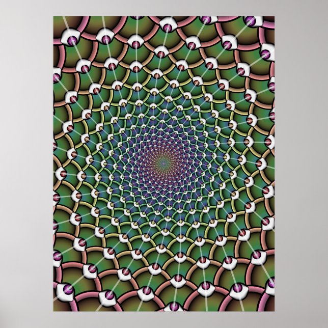 Póster Trippy Eyes Poster (Frente)