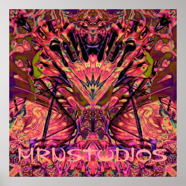 Póster Trippy Garland (Frente)