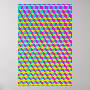 Póster Trippy Poster: Resumen de CMYK