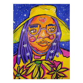 Póster Trippy Whimsical Surreal Art | Kay