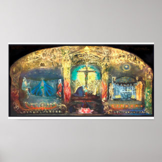 Póster Triptych Grail por Anna May - Rudolf Steiner