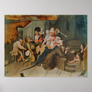 Póster Triptych of the Temptation of St. Anthony