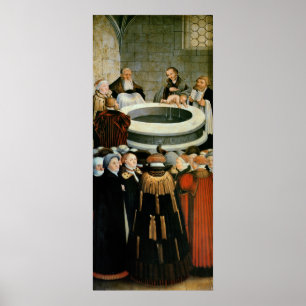 Póster Triptych, panel izquierdo, Philipp Melanchthon