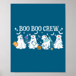 Póster Tripulación de Boo Boo Enfermera de Halloween Dive