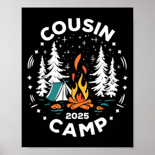 Póster Tripulación de Camping de Verano Prima Campamento 