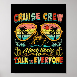 Póster Tripulacion de crucero con más probabilidades de h