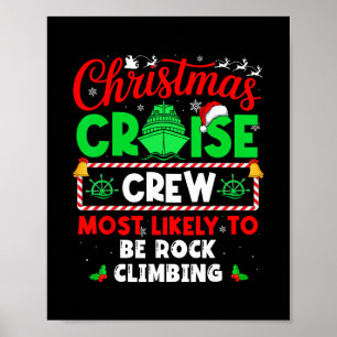 Póster Tripulación de crucero de Navidad con más probabil