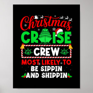 Póster Tripulación de crucero de Navidad con más probabil