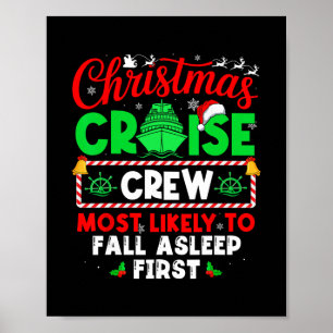 Póster Tripulación de crucero de Navidad con más probabil