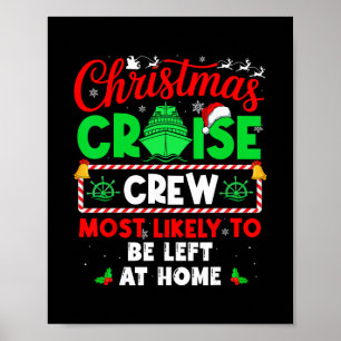 Póster Tripulación de crucero de Navidad con más probabil
