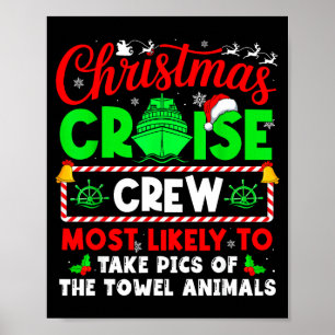 Póster Tripulación de crucero de Navidad con más probabil