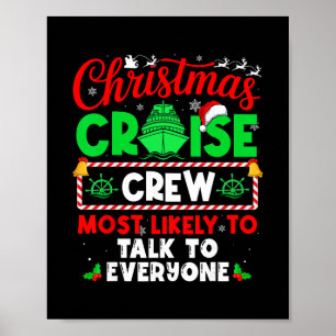 Póster Tripulación de crucero de Navidad con más probabil