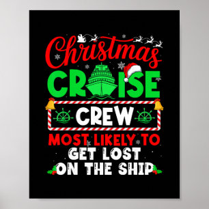 Póster Tripulación de crucero de Navidad con más probabil