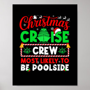 Póster Tripulación de crucero de Navidad con más probabil