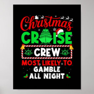 Póster Tripulación de crucero de Navidad con más probabil