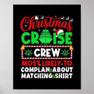Póster Tripulación de crucero de Navidad con más probabil