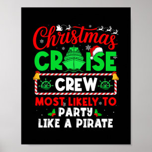 Póster Tripulación de crucero de Navidad con más probabil