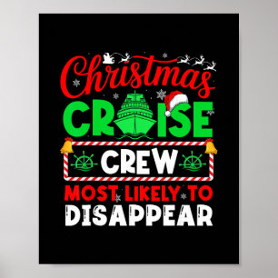 Póster Tripulación de crucero de Navidad con más probabil