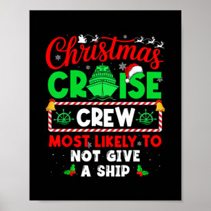 Póster Tripulación de crucero de Navidad con más probabil