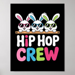 Póster Tripulación de Hip Hop Bunny Squad Ambiente divert
