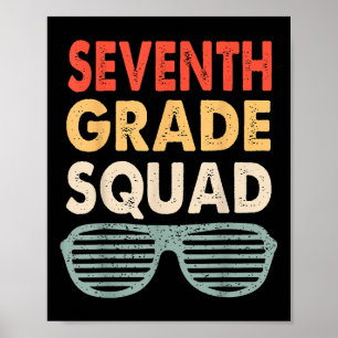 Póster Tripulación De Squad De Séptimo Grado Regresa A La