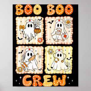 Póster Tripulación Enfermera Groovy Boo Divertido Fantasm