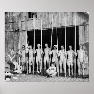 Póster Tripulación Yale Freshman: 1916