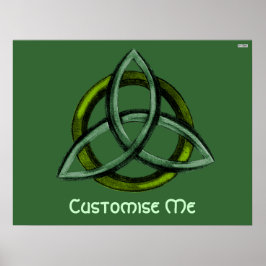 Póster Triquetra (verde)