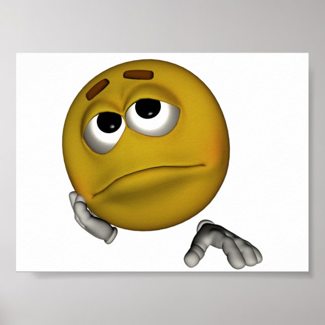 Póster Triste (Frente)