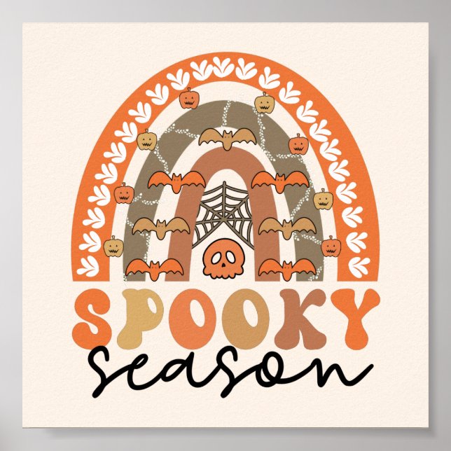 Póster Tristemente célebre temporada de Halloween caída d (Frente)
