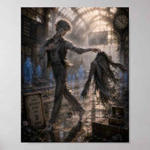 Póster Tristeza / Bailarín lento / Estación de tren