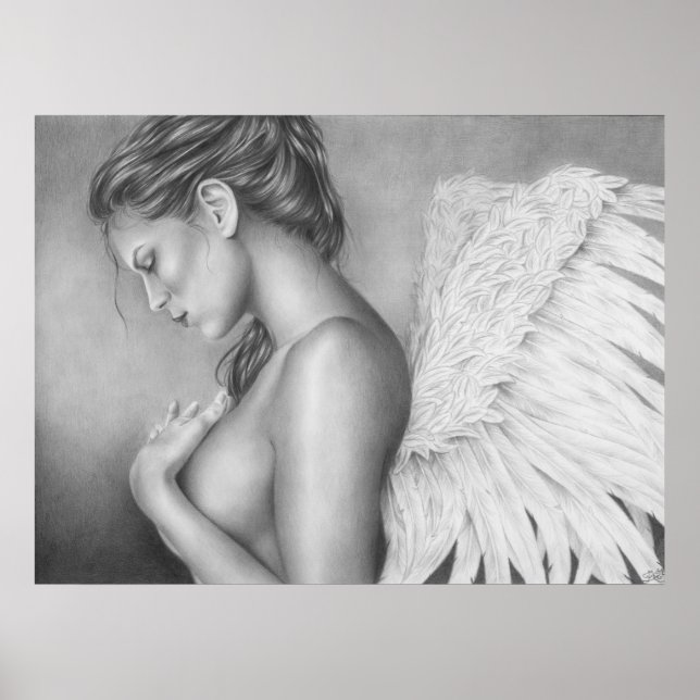 Póster Tristeza de un Poster ángel (Frente)