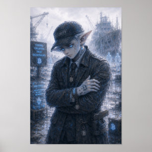 Póster Tristeza / Guardia de Seguridad / Puerto Abandonad
