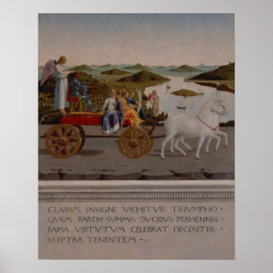 Póster Triumph de Federigo DA Montefeltro, duque de