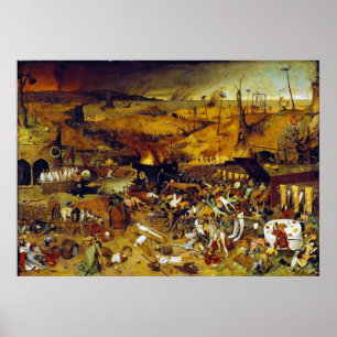 Póster Triumph de la muerte de Pieter Bruegel la anciano
