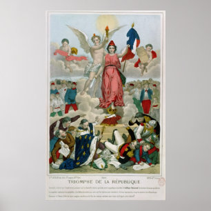 Póster Triumph de la república, 1875