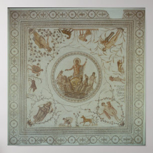 Póster Triumph de Neptuno y de las cuatro estaciones