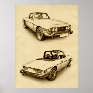 Póster Triumph Stag