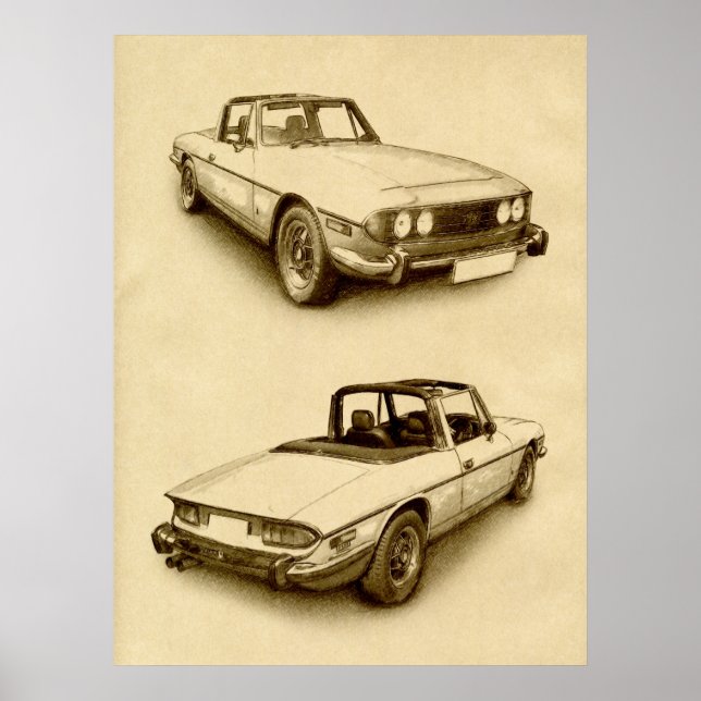 Póster Triumph Stag (Frente)