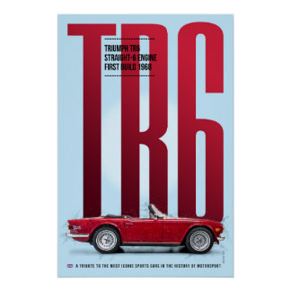 Póster Triumph TR6