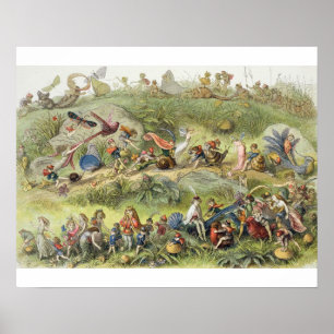 Póster Triumphal March of the Elf-King, illustration from