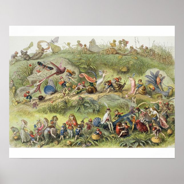 Póster Triumphal March of the Elf-King, illustration from (Frente)