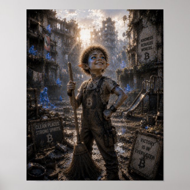 Póster Triunfo / Conserje / Patios del edificio (Frente)