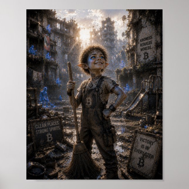 Póster Triunfo / Conserje / Patios del edificio (Frente)