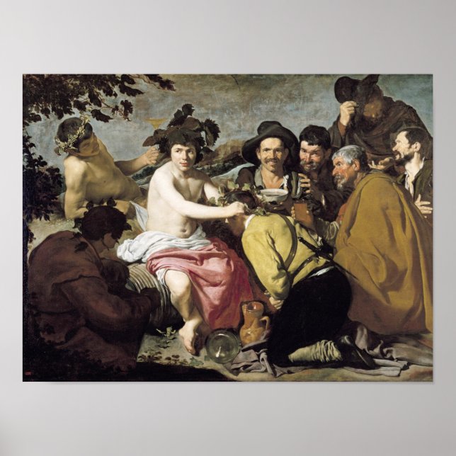 Póster Triunfo de Baco, 1628 (Frente)